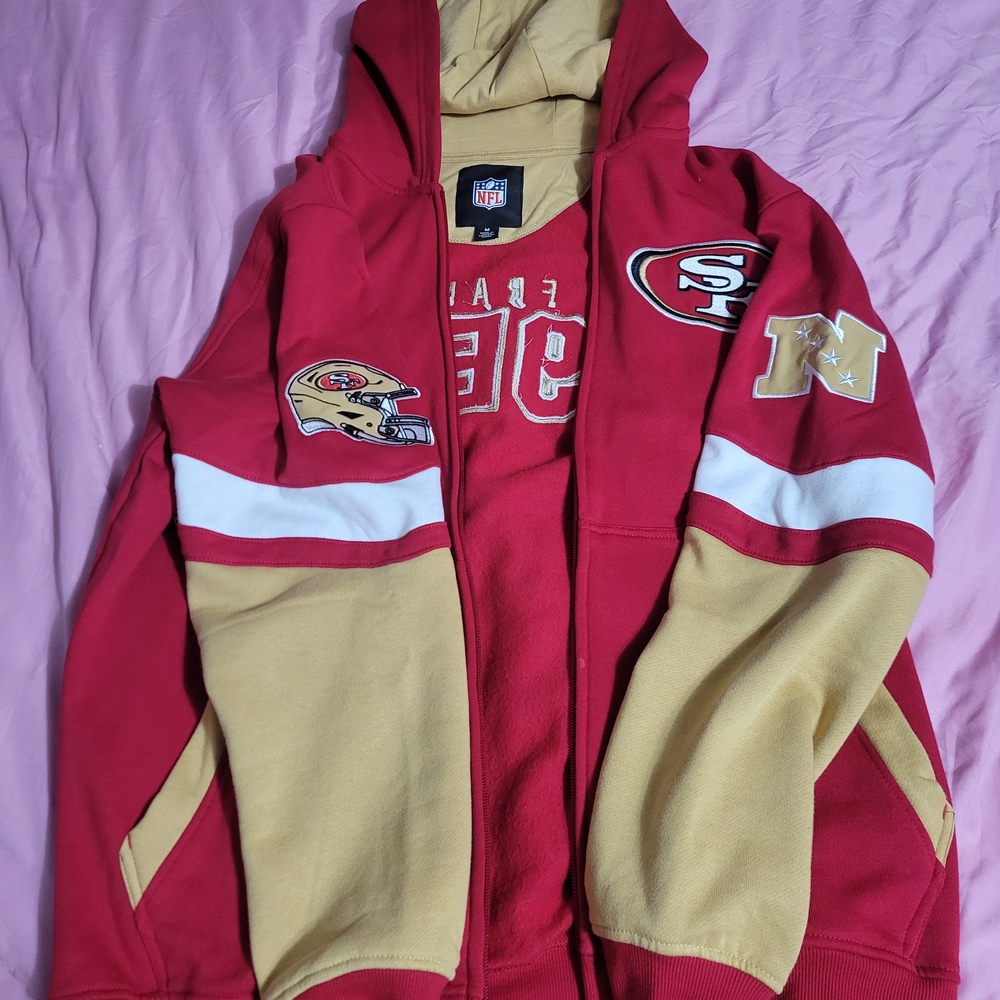 San Francisco 49ers zip up fleece